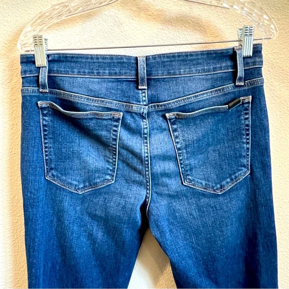 Joe’s women Dk blue mid rise skinny ankle jeans zip pull loop, The Icon, sz 30 - Picture 9 of 16